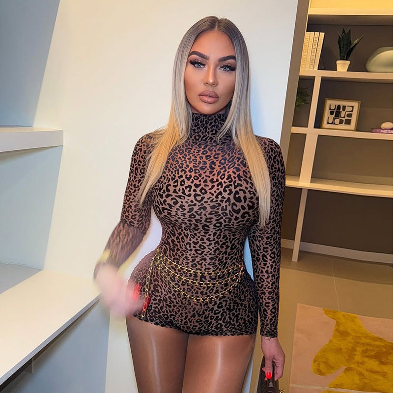 Midnight Muse Mesh Romper